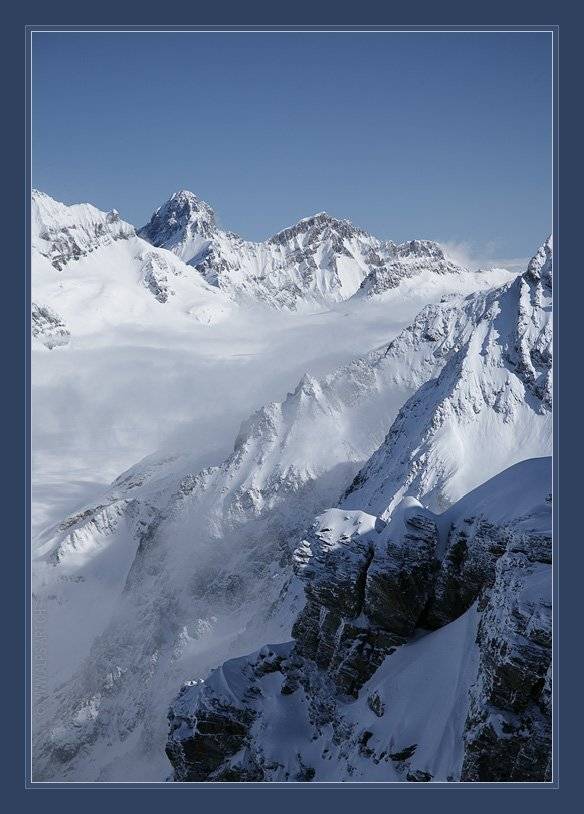 альпы, горы, зима, Forest Elf