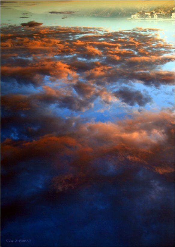облака, пейзаж, высота, Виктор Перякин