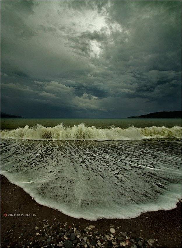 черногория, волна, море, небо, Виктор Перякин