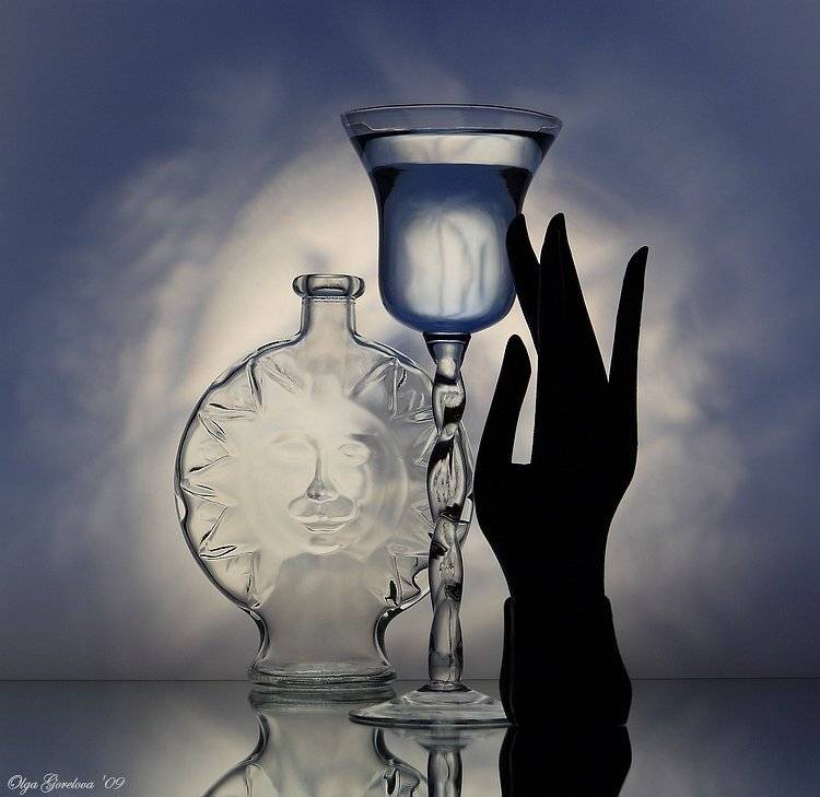 стекло, фото, натюрморт, бокал, Ольга Горелова