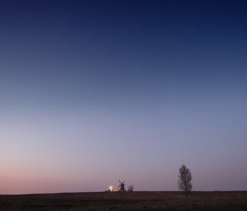 Поздний вечер в Дудутках
