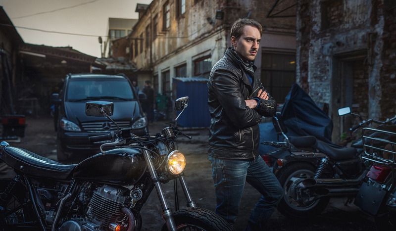 Bike, Man, Moto, Portrait Ivan фото превью