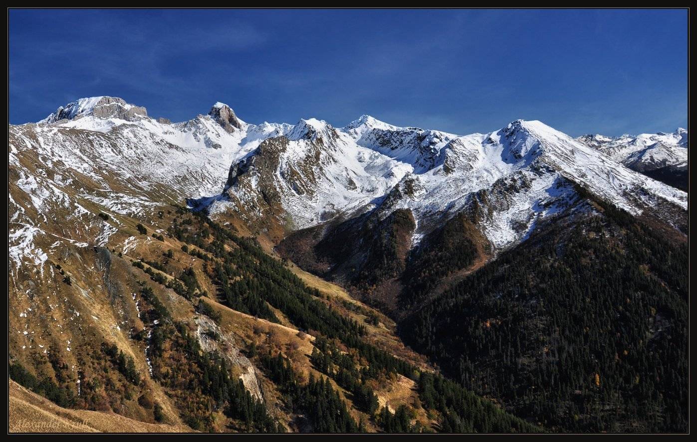 кавказ, кчр, горы, осень, Александр Круль