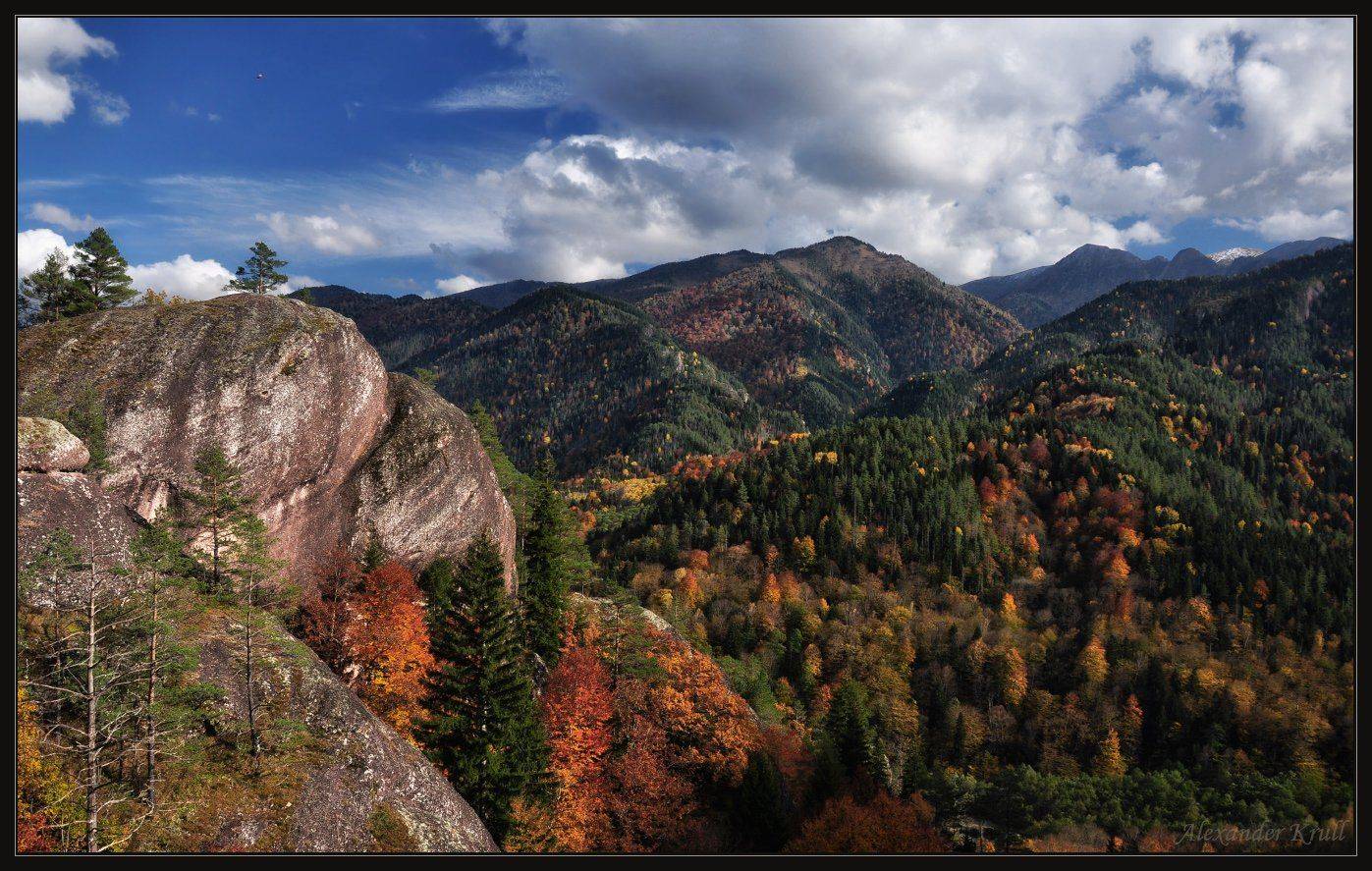 кавказ, кчр, горы, осень, Александр Круль