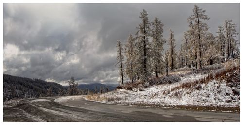Опять зима на перевале...