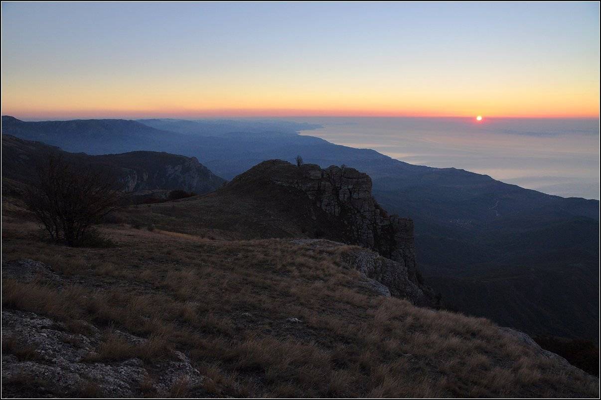 крым, осень, утро, г. демерджи, АНАТОЛИЙ ДОВЫДЕНКО
