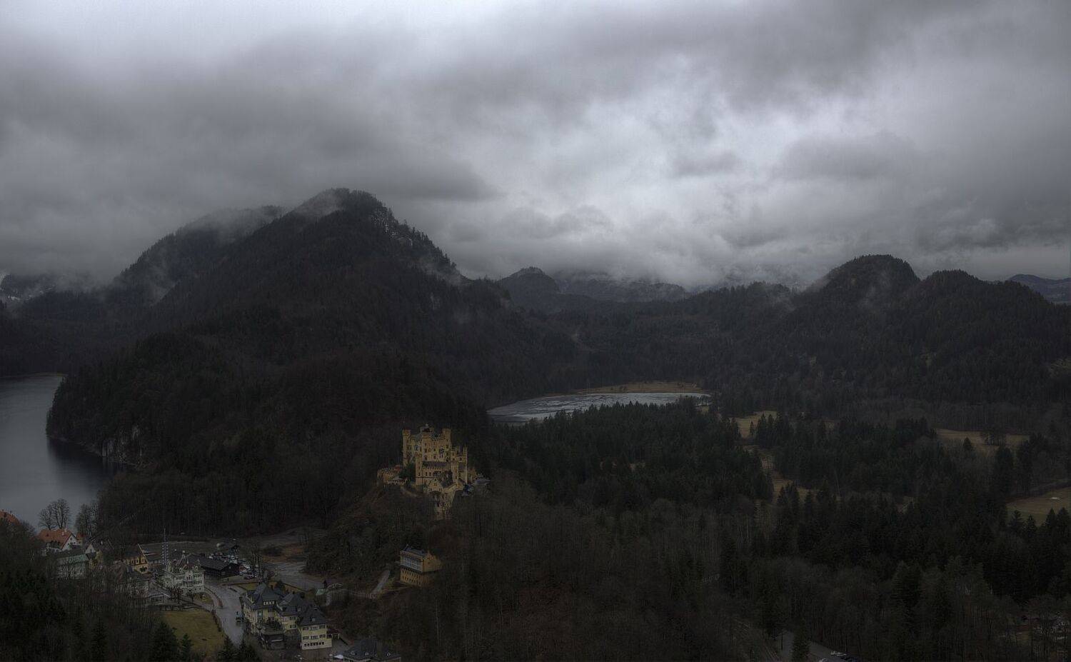 Бавария, Германия, Пасмурно, Пейзаж, Природа, Ефимов Александр
