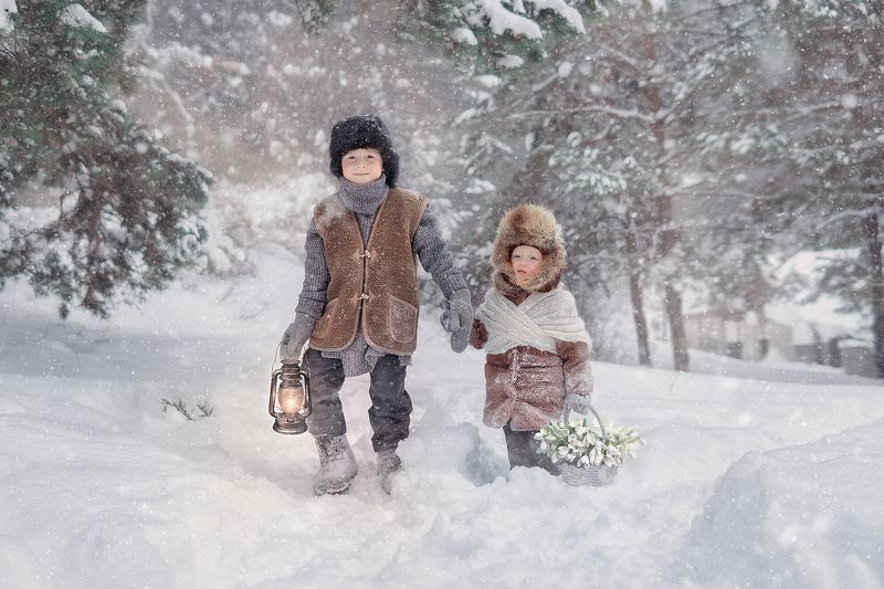 За подснежниками фото превью