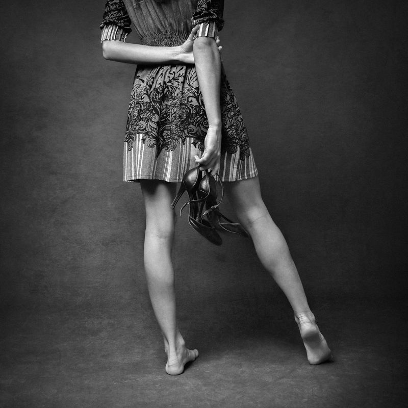 черно-белое Туфли фото превью