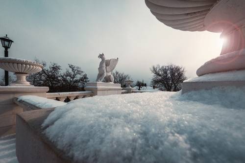 Снежное утро Старого Нового года.