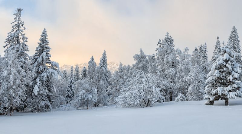 Таганай, Гремучий ключ, Златоуст Морозный рассвет фото превью