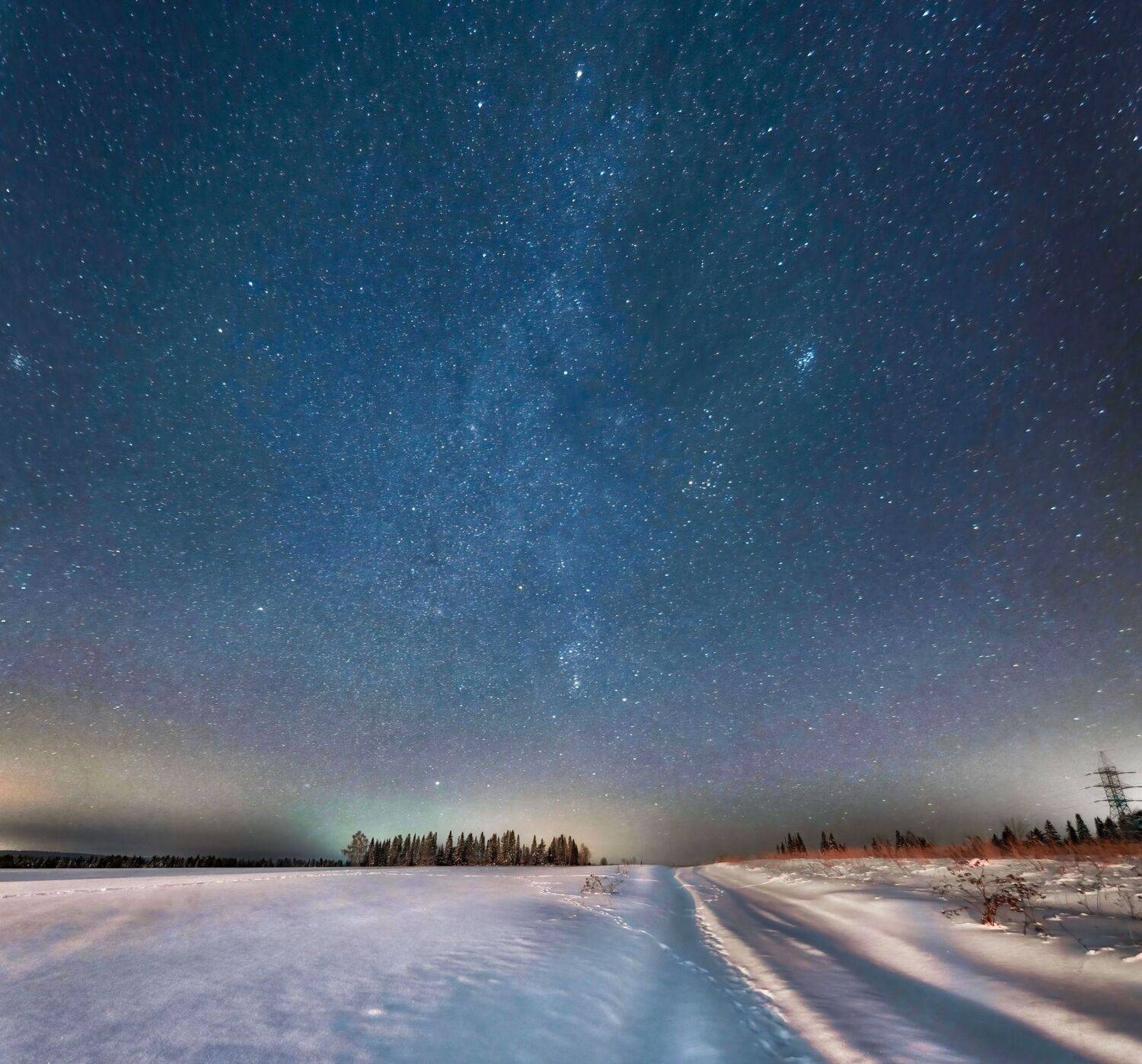 астро, звезды, ночь, небо, мороз, холод, лес, холм, дорога, млечный путь, астрофото, россия, пермь, край, область, усть-кишерть, кучата, деревня, сельский, село, орион, плеяды, звездный пейзаж ,пейзаж,ночной,путешествия,туризм,зима,январь,свет,звездная, Котов Андрей