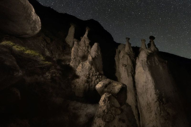 алтай, осень, аккурум, осенний алтай, горный алтай, урочище аккурум, долина реки чулышман, долина чулышман, каменные грибы алтай Каменные грибы в долине реки Чулышман фото превью