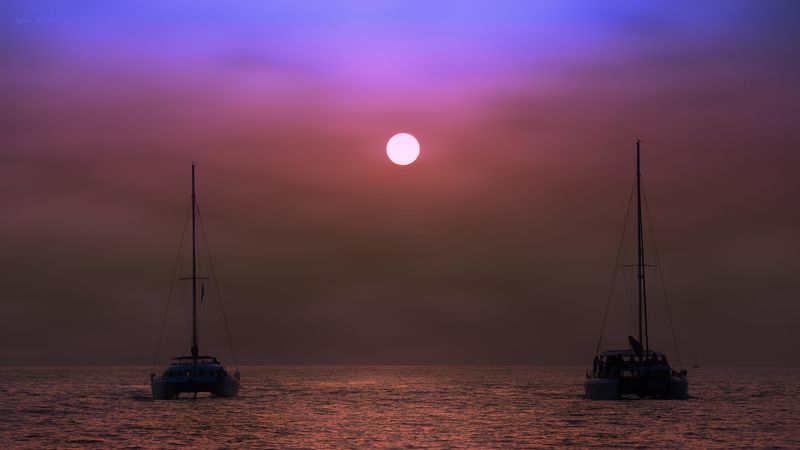 На закате фото превью