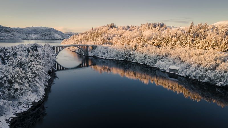 drone,landscape,norway,winter Norway фото превью