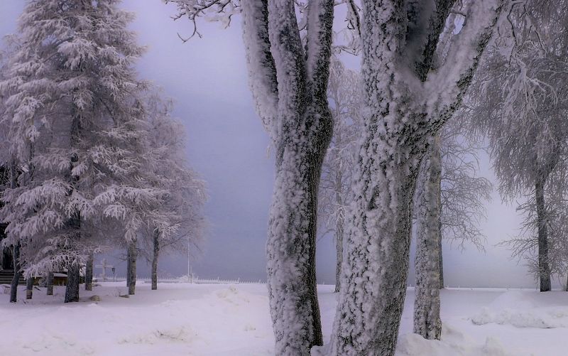 пермский край, гора белая, свято николаевский мужской монастырь,крестовоздвиженский собор Зимушка... фото превью