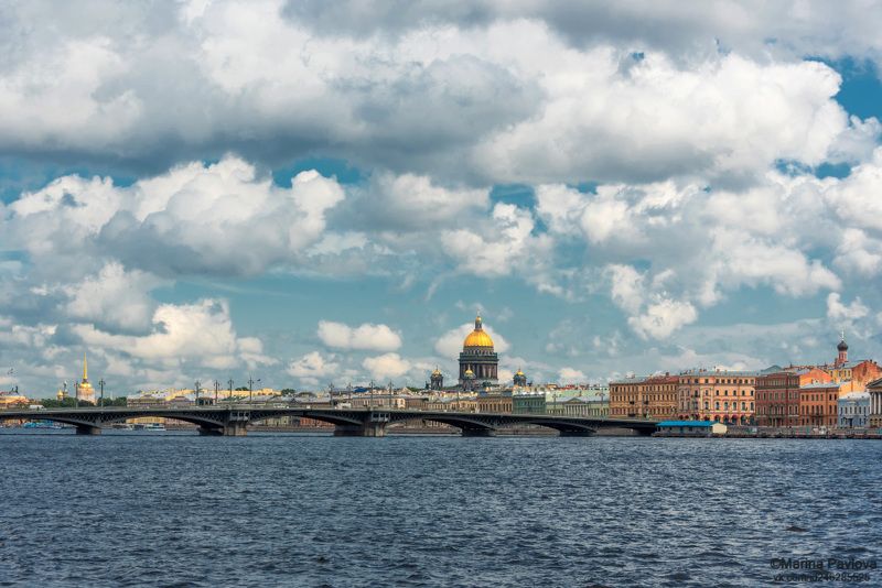 Небесная феерия летнего Петербурга фото превью