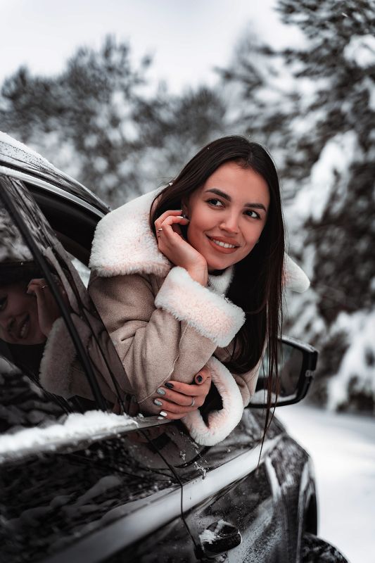 зима, лес, портрет Зимнее путешествие  фото превью