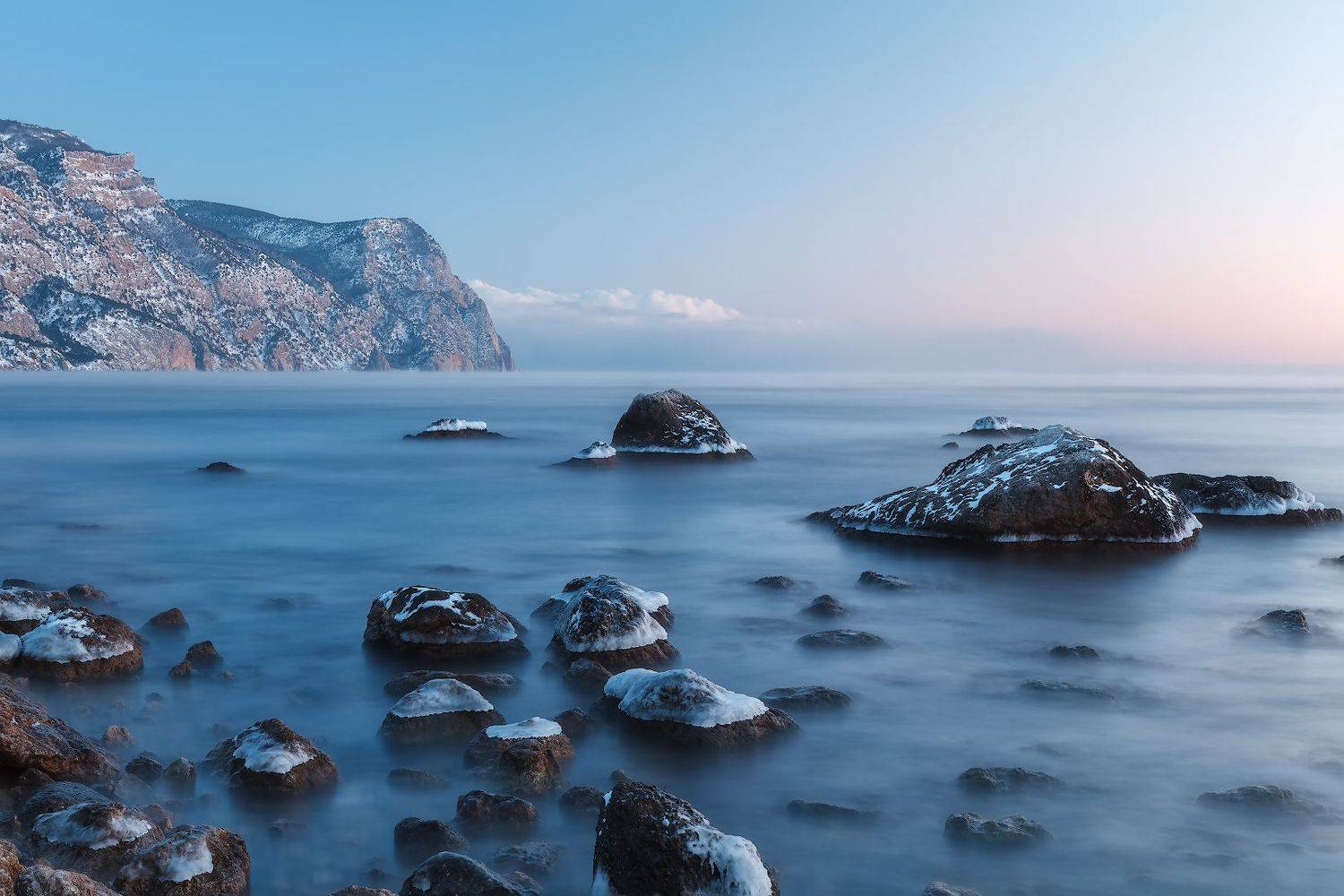 крым, балаклава, зима, море., Владимир Дубинин