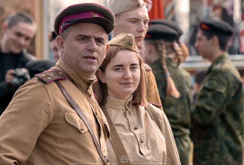 офицер, 1945, Военно-историческая, реконструкция, Штурм, Кёнигсберг, Форт, 11,  Дёнхофф, Россия, Калининград, Германия, Восточная Пруссия, 18 апреля, 2021, история, представление, армия, вторая мировая война,одежда «Поколение» фото превью