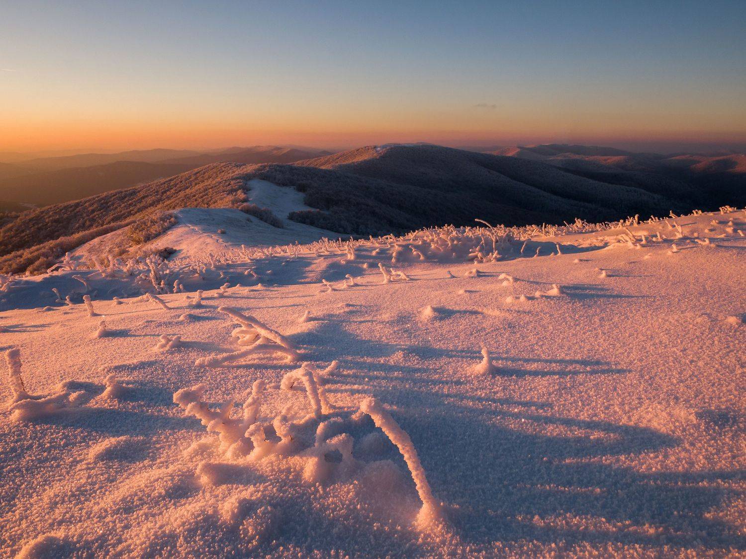 snow,winter,slovakia,landscape,view,forest, Gajdo&scaron; Slavom&iacute;r