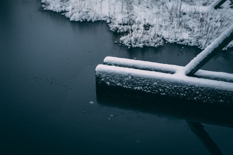 winter, sky, outdoor, new, frost, cover, environment, natural, snowy, beautiful, frozen, ice, forest, season, snow, nature,  Cold winter landscape frozen snow swamp Kemeri фото превью