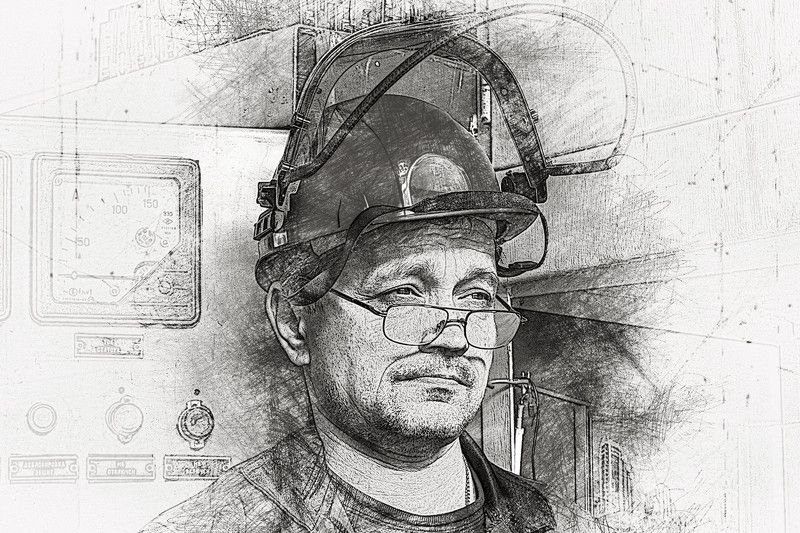 на работе фото превью