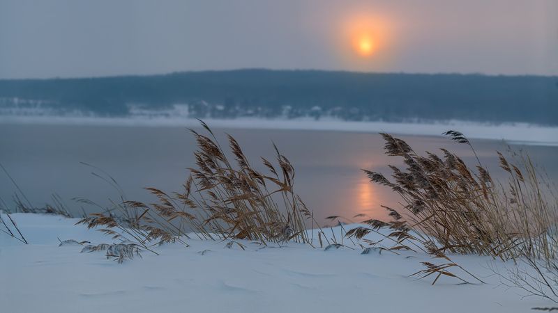 Зимний рассвет... фото превью