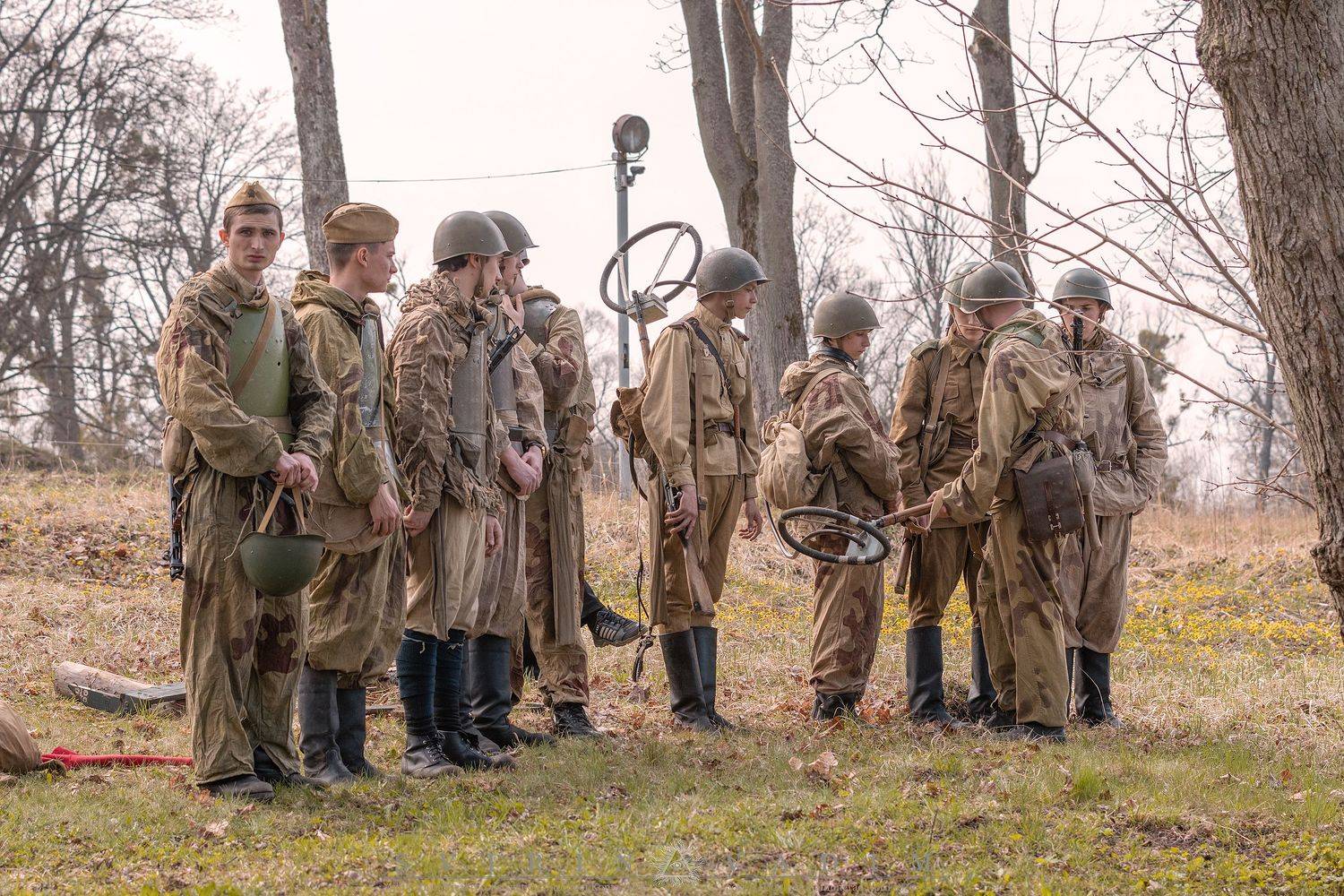 солдат, 1945, Военно-историческая, реконструкция, Штурм, Кёнигсберг, Форт, 11,  Дёнхофф, Россия, Калининград, Германия, Восточная Пруссия, 18 апреля, 2021, история, представление, армия, Vadim Svirin