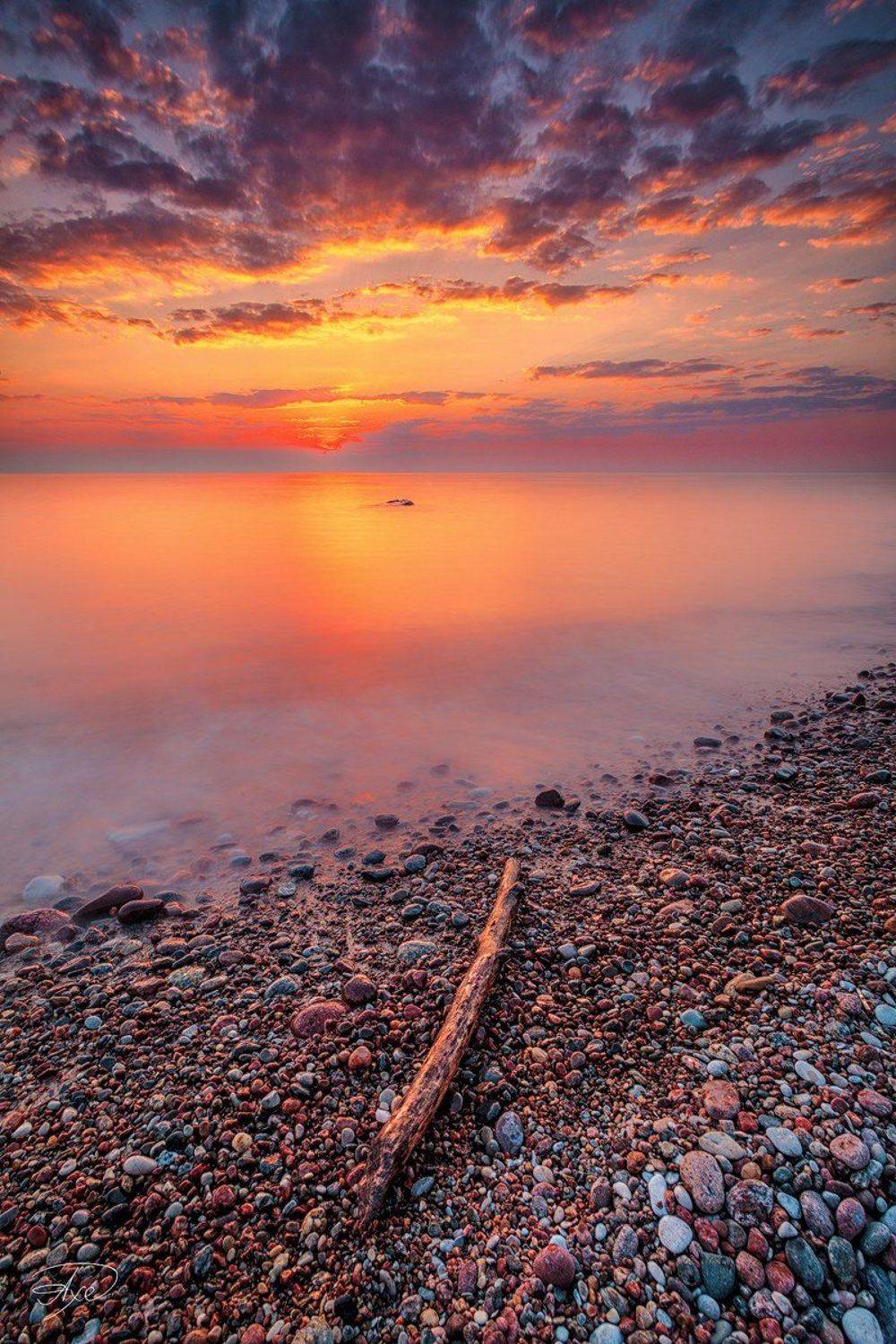 Baltic Sea, Colors, Evening, Stones, Sunset, Toning, Руслан Болгов (Axe)