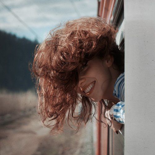 В электричке