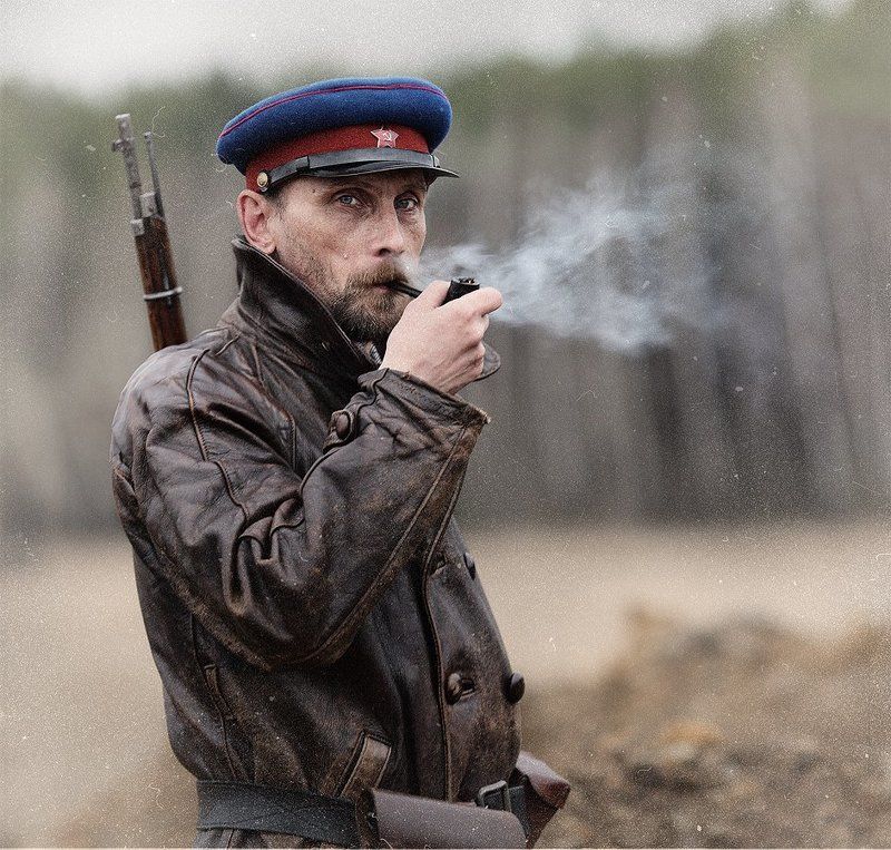 партизан., реконструкторы. Партизан. фото превью