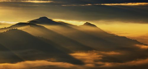 The majesty of the mountains