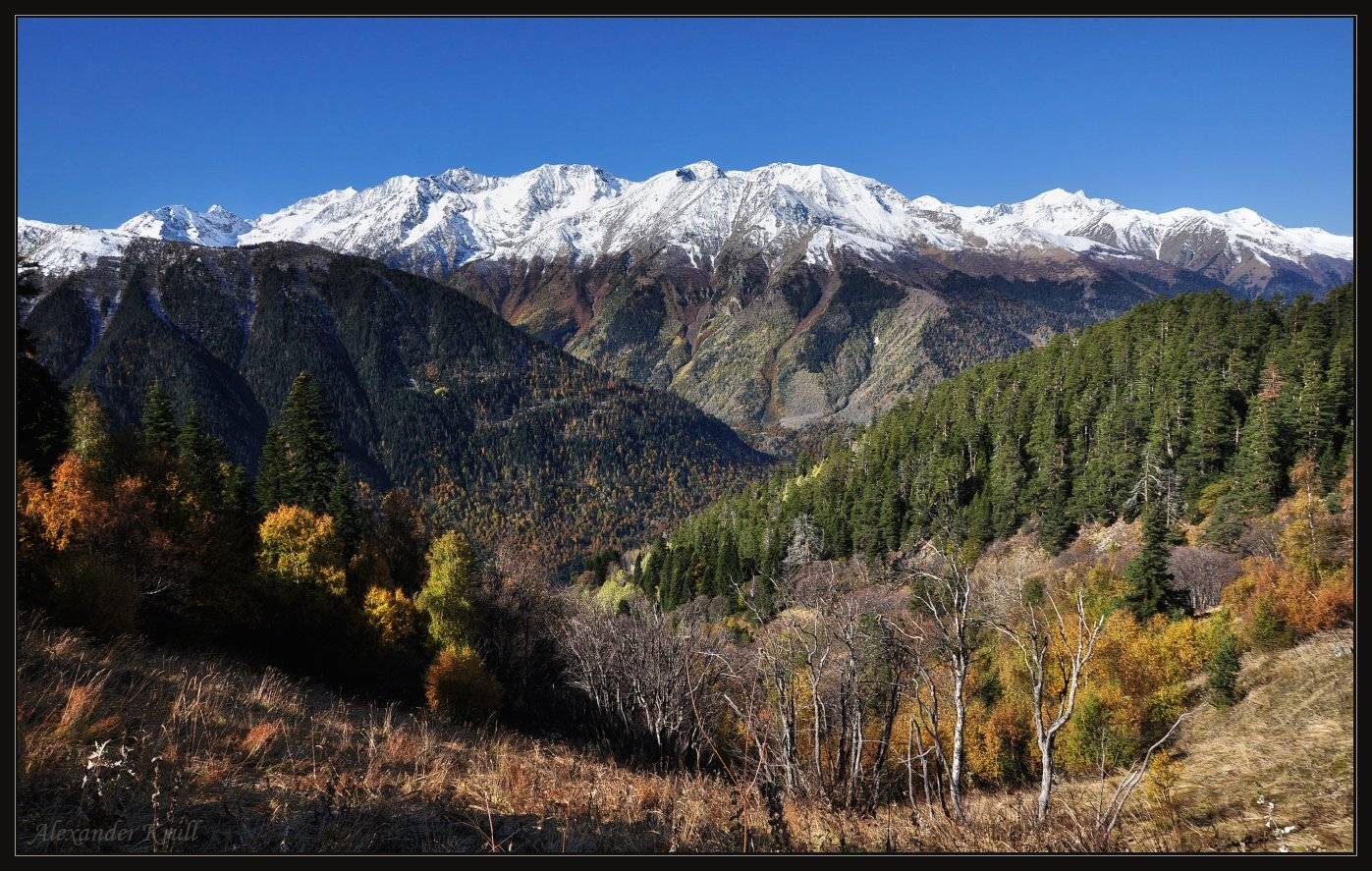 кавказ, кчр, горы, осень, Александр Круль