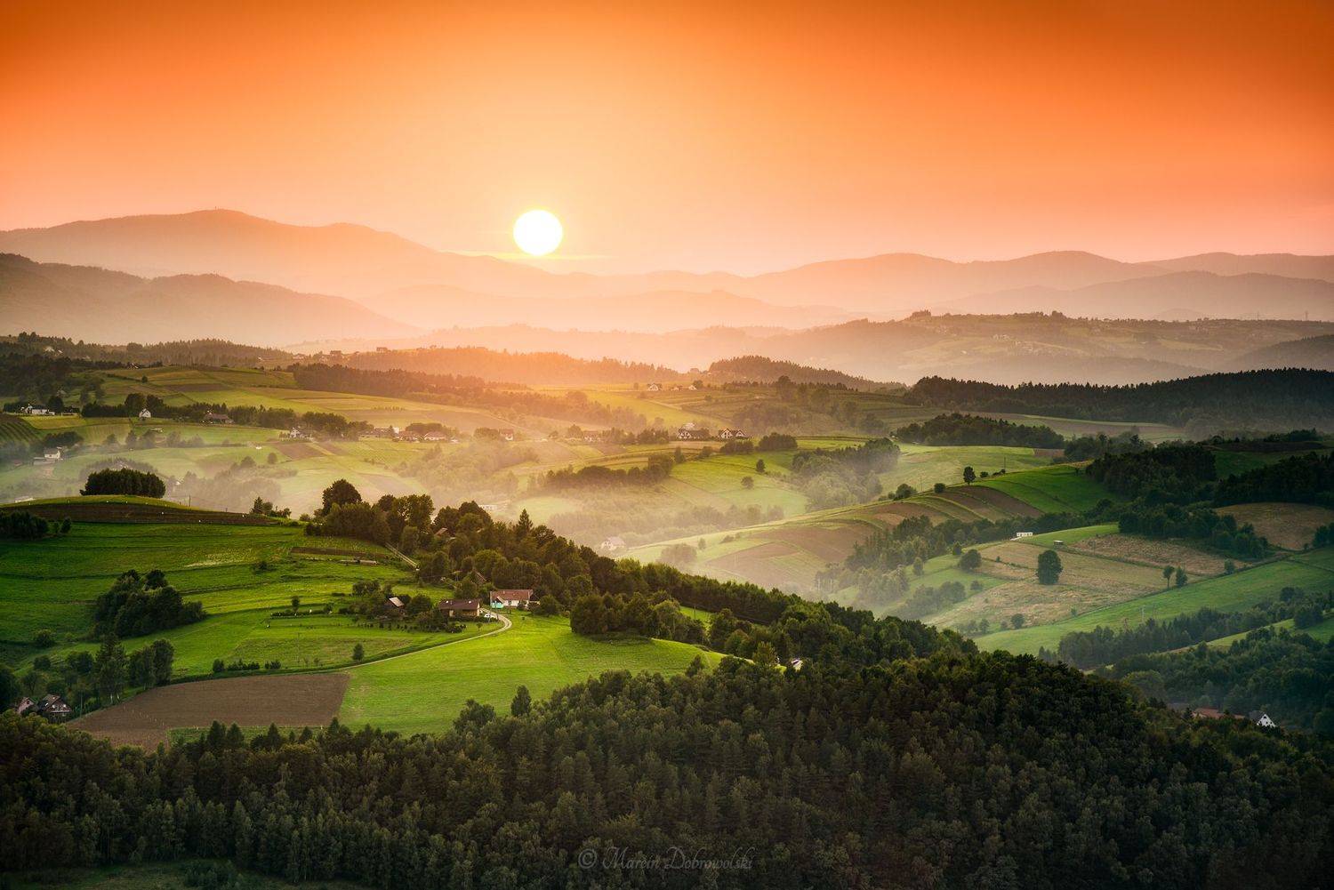 carpathians, forest, golden hour, gorce, landscape, mountains, mountainscape, nature, nikon, outdoors, photography, poland, sky, sunset, trees, beskids, mogielica, przysietnica, barcice, beskid wyspowy, beskid sądecki, wola krogulecka,  Marcin Dobrowolski