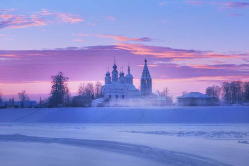 Морозное утро в Великом Устюге