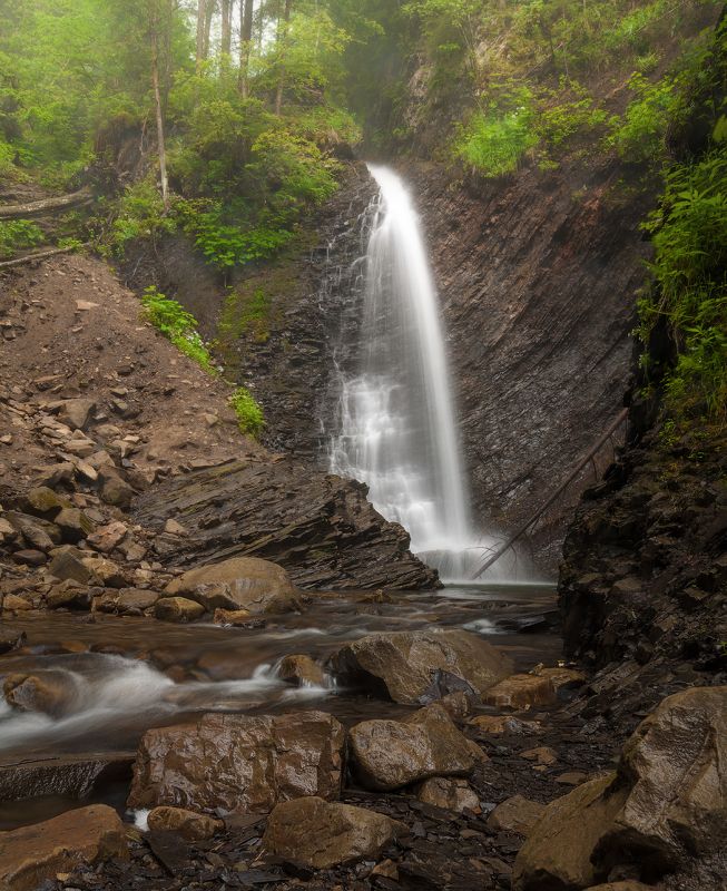 горы, карпаты, водопад, гук, женецкий гук, татаров Водопад \