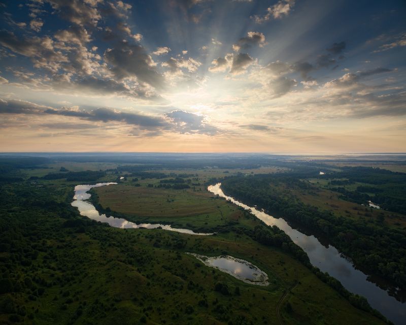 пейзаж, день Сияние фото превью