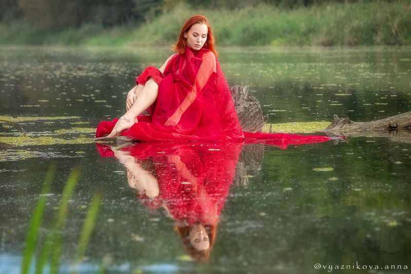 фотограф Лисичанск, портрет, фотосессия на  природе, фотосессия у реки, Лисичанск, фотограф Северодонецк, Марина фото превью