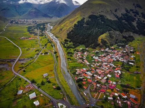 The village Sno from Air