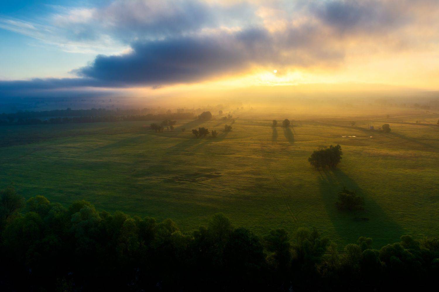 рассвет, крапивенское городище, природа, пейзаж, Александр Литвишко