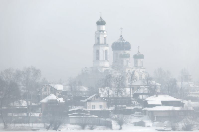 Морозное утро фото превью
