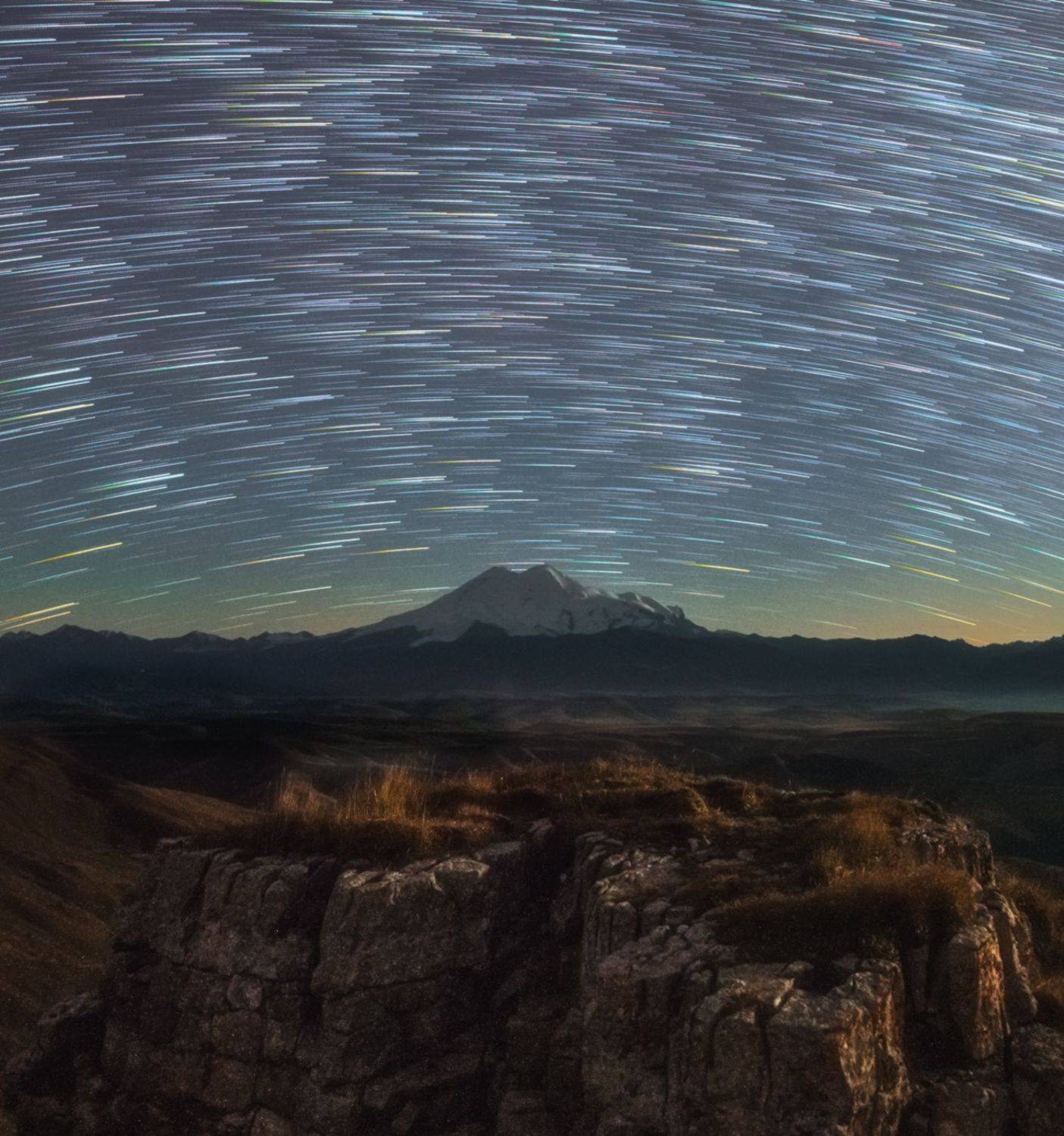 западный кавказ, карачаево- черкесия, бермамыт, ночь, треки, эльбрус. осень, Николай Мысливцев