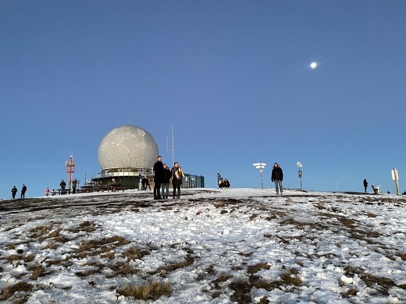 observatory, telescope, sky, london, building, architecture, thames, dome, astronomy, water, barrier, sphere, river, blue, white, science, city, industry, urban, thames barrier, structure observatory on top of winter mountain Rhoen Rhön Hesse Germany фото превью
