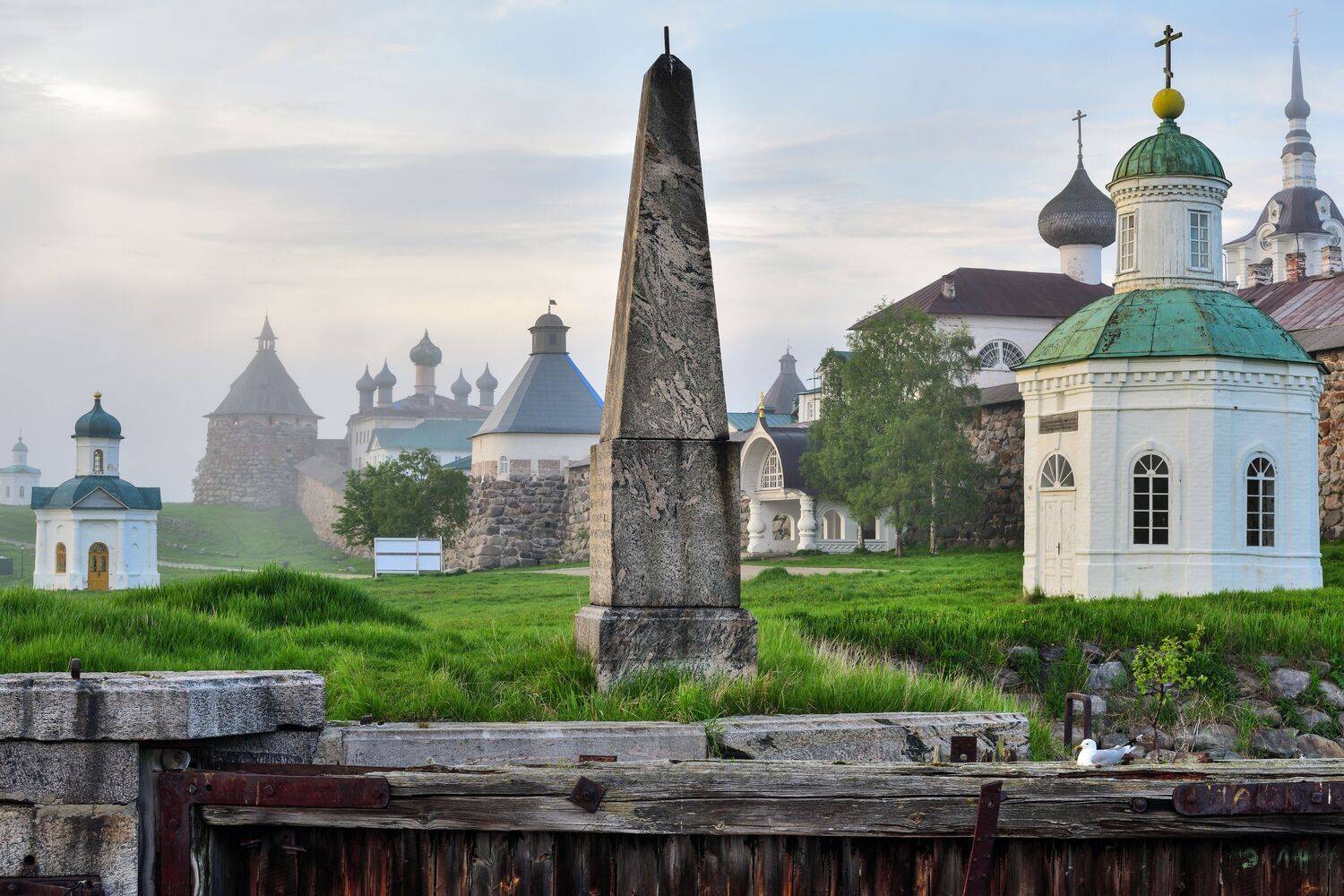 соловецкий монастырь, белое море, остров большой соловецкий, монастырь, туман, Байдуков Александр