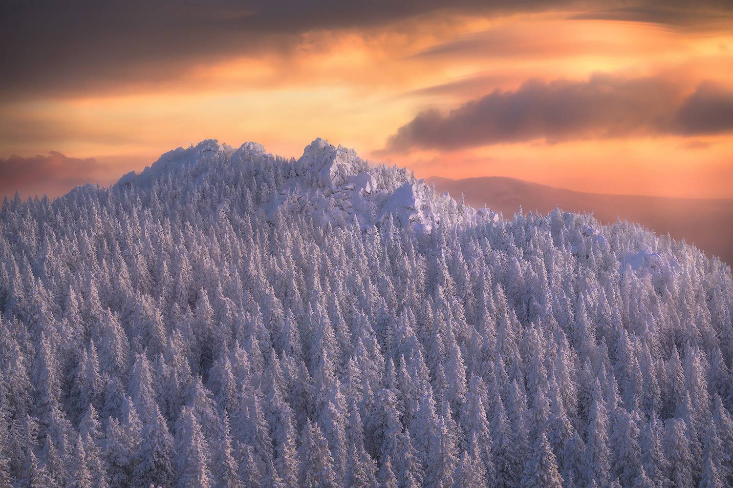 урал, горы, зима, таганай, Владимир Ляпин