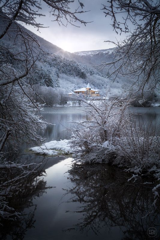 Зима в селе Ходжа-Сала фото превью