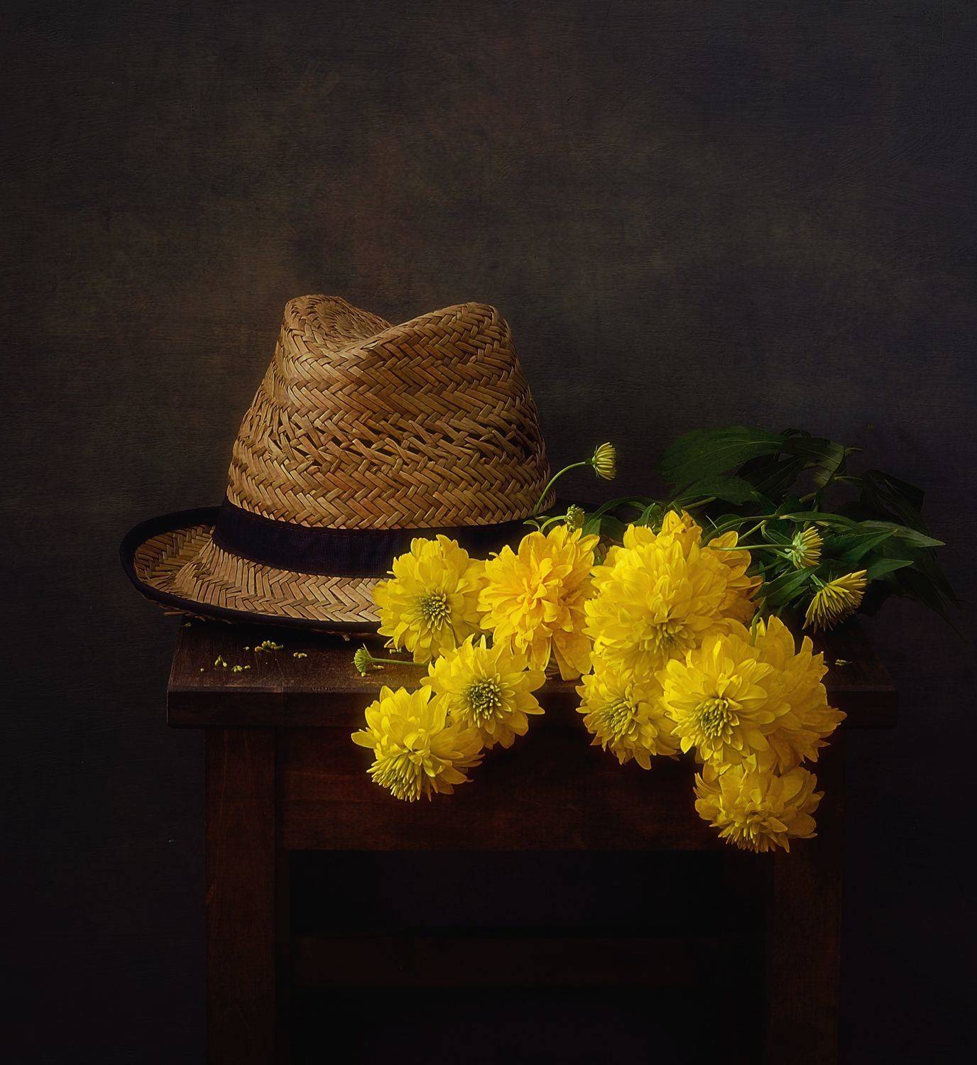 натюрморт,композиция,цветы,рудбекия, Наталия К