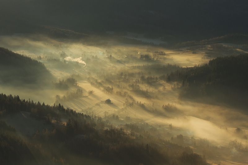 landscape,autumn,mountains,canon Drifting Meadow of the Air... фото превью