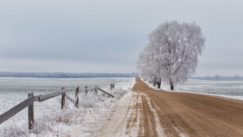 Зимняя Дорога фото превью